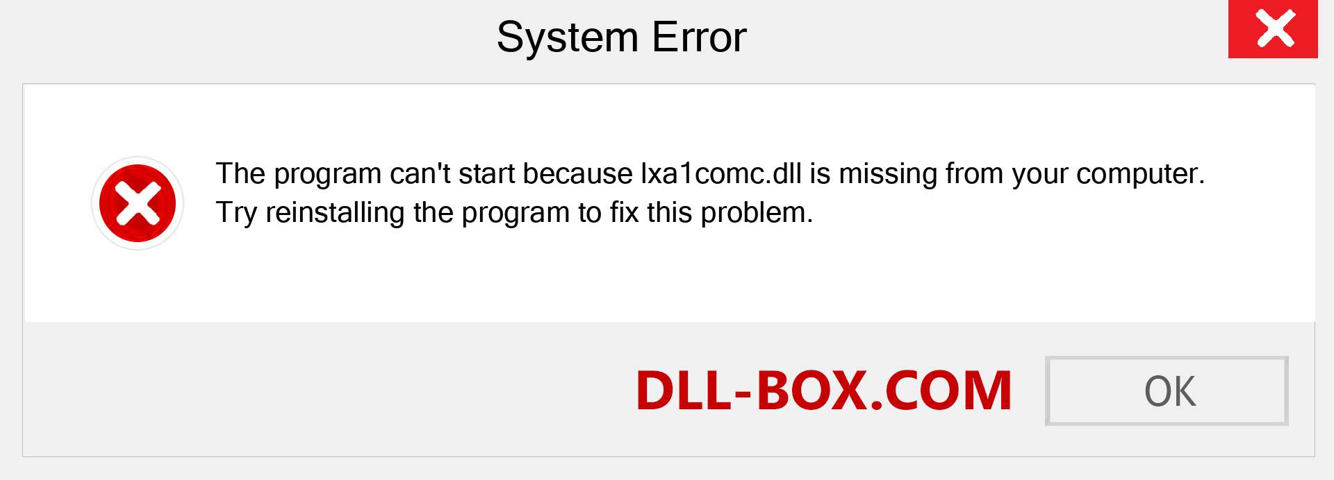  lxa1comc.dll file is missing?. Download for Windows 7, 8, 10 - Fix  lxa1comc dll Missing Error on Windows, photos, images