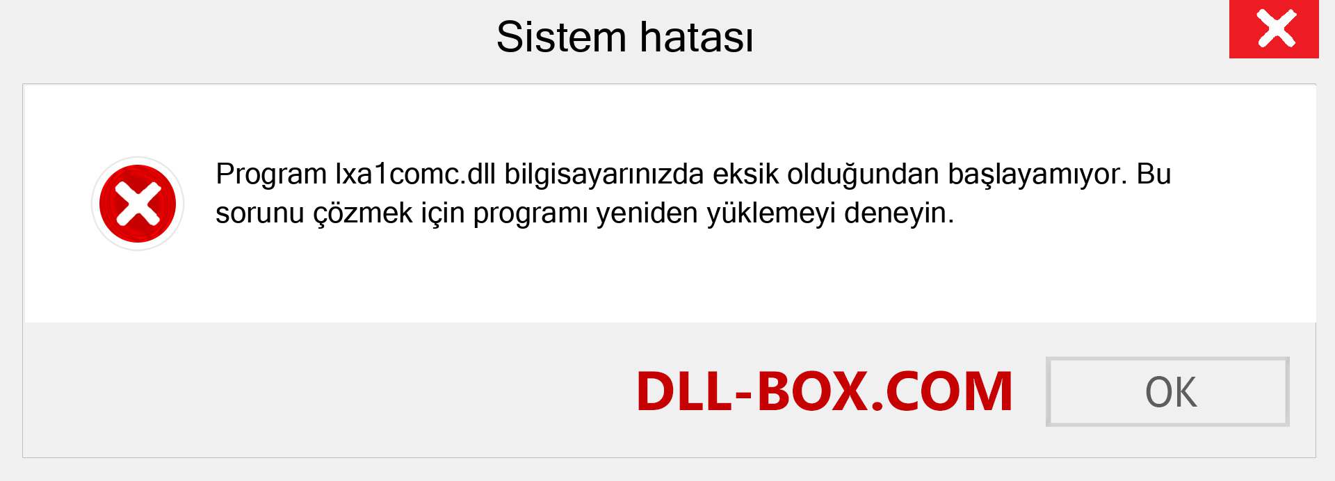 lxa1comc.dll dosyası eksik mi? Windows 7, 8, 10 için İndirin - Windows'ta lxa1comc dll Eksik Hatasını Düzeltin, fotoğraflar, resimler